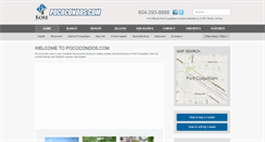 Desktop Screenshot of pococondos.com